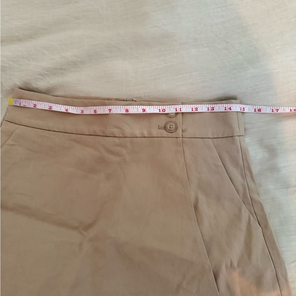 NWT Veronica Beard Thomas Skort Beige Linen Blend Mini Skirt‎ Shorts Size 4 - Picture 9 of 9
